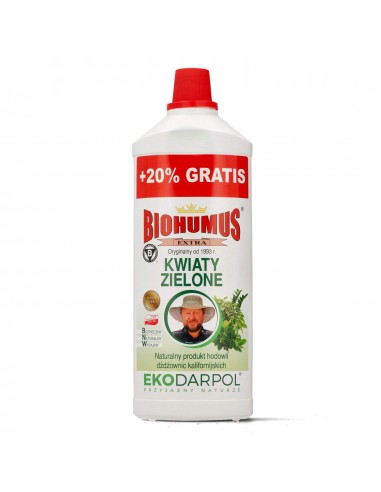 Biohumus Extra Kwiaty zielone EkoDarpol 1,2L