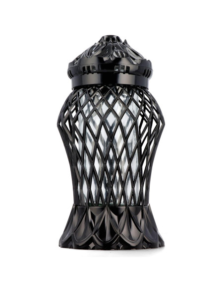 Znicz Glamour Wazon Karo Duży czarny 37cm