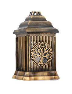 Znicz Lampion Forest Drzewo Życia Złoty 25cm