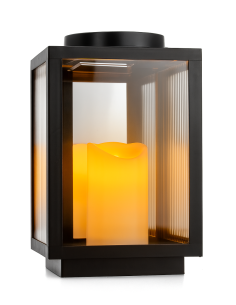 Znicz Cortina Lampion Solarny LED z Lustrem Nowoczesny...